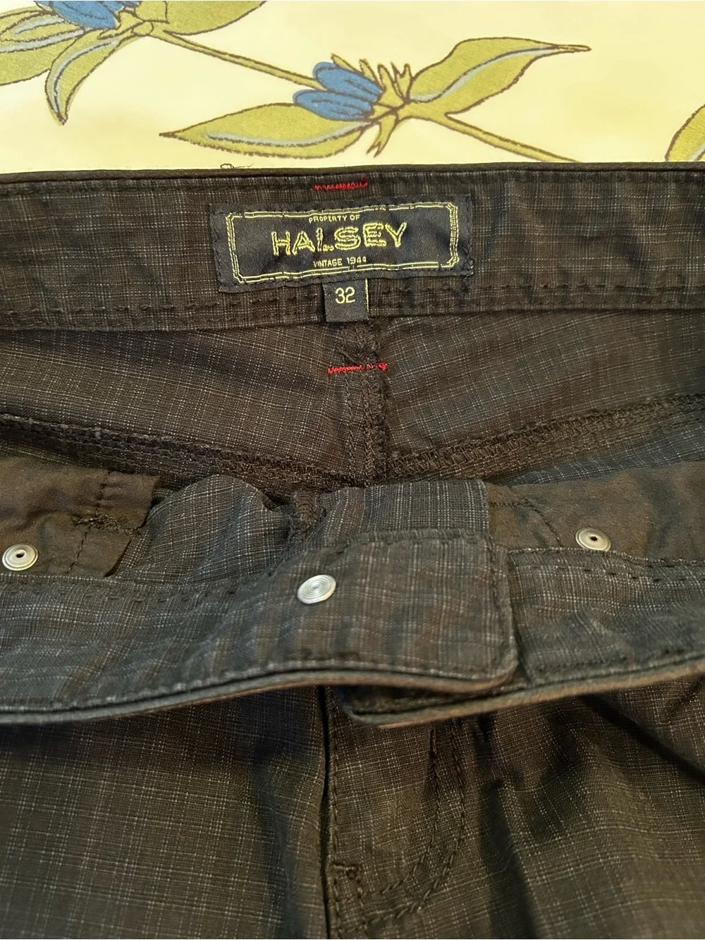 Men's Halsey Black Chino Pants - Straight Fit Essential 32x31